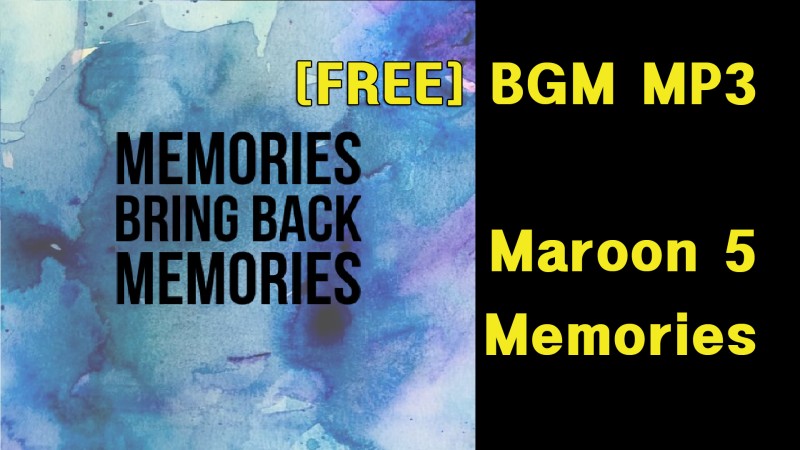 1.jpg : Maroon 5 - Memories 마룬5 PIANO COVER