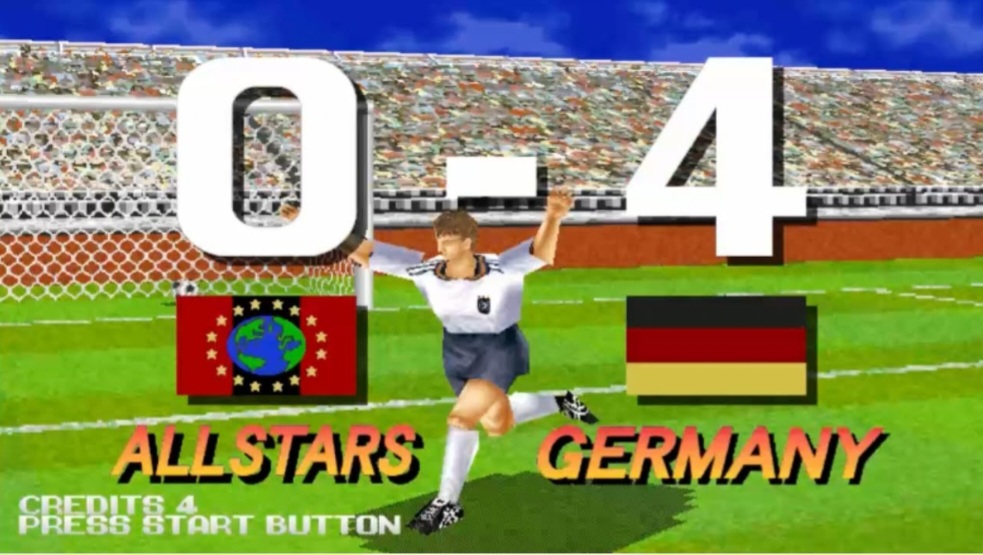 Screenshot_20231018_032506_YT Studio.jpg : [고전 오락실] 테크모 월드컵98 독일 전차들 (월드컵 우승)